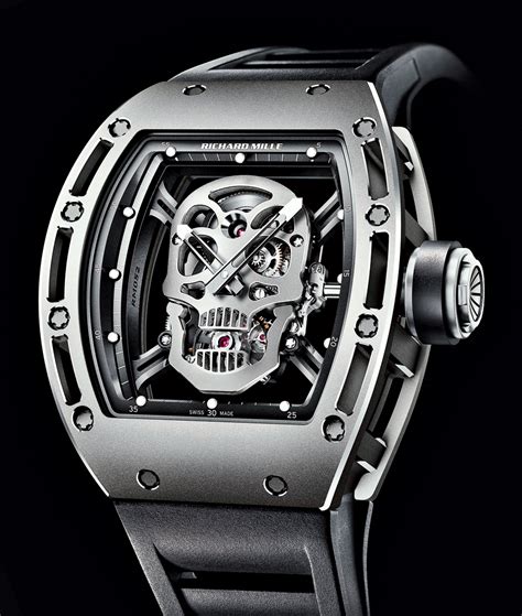 richard mille rm 052 tourbillon skull replica|richard mille 052 skull.